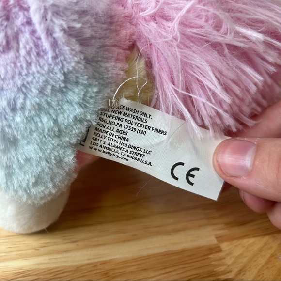 NWT! Kellytoy Plush Unicorn Horse/Unicorn Rainbow Plush Stuffed Animal Toy 7" - Picture 3 of 8